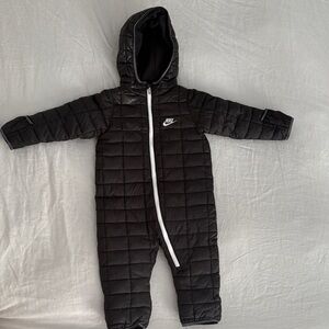 Nike Quilted Black Kids Snowsuit - 12-24 Months